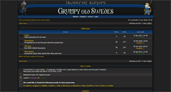 Desktop Screenshot of forum.grumpyoldswedes.se